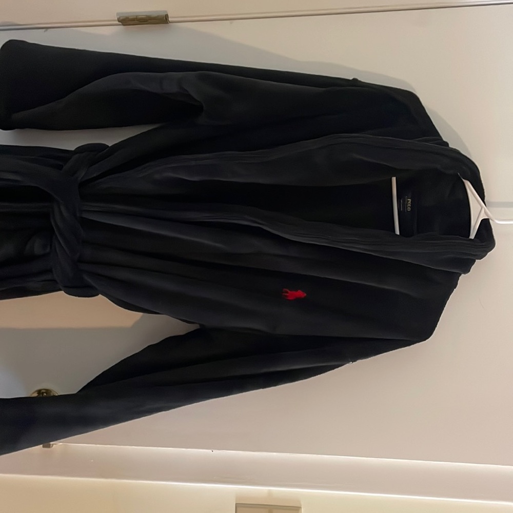 Men’s Navy Black Polo Ralph Lauren Robe S/M. New without tag